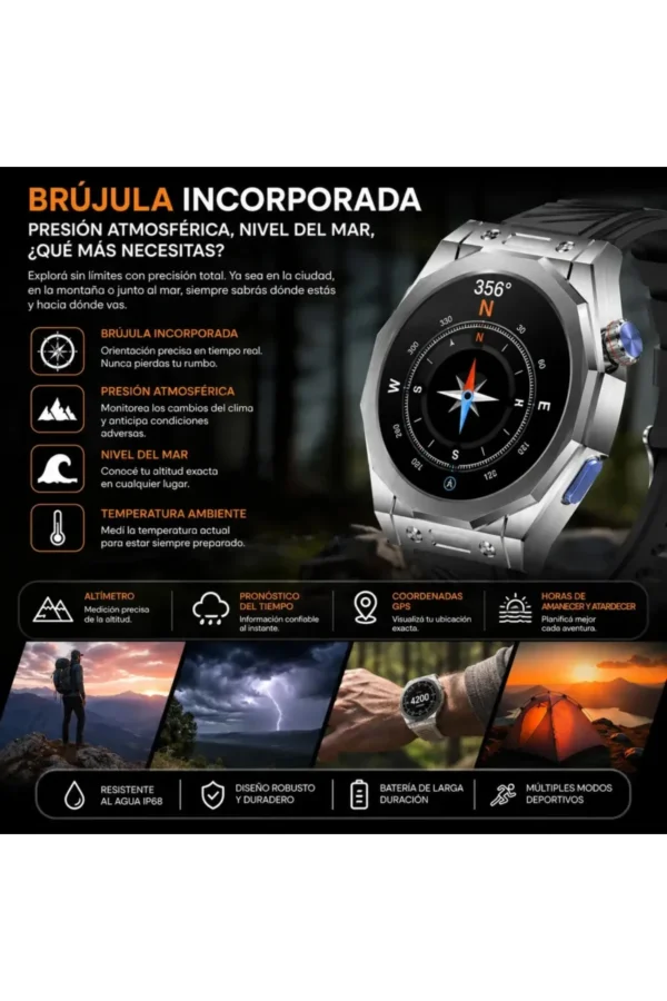 D_NQ_NP_2X_948784-MLA111872426424_062026-F.jpg Smartwatch O'clock Z83 Max - Gris