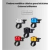 Timbre para Bicicleta Vitto Byker Clásico - Negro