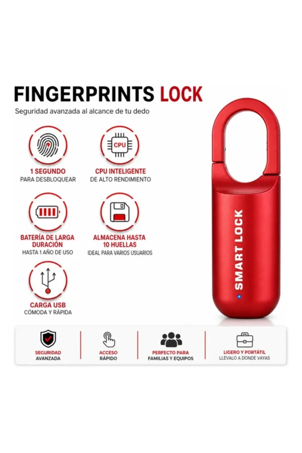 D_NQ_NP_2X_969387-MLA111135906199_052026-F.jpg Candado Smart Lock - Rojo