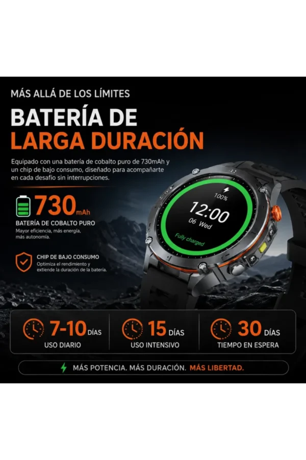 Smartwatch O'clock Military Y101 - Negro