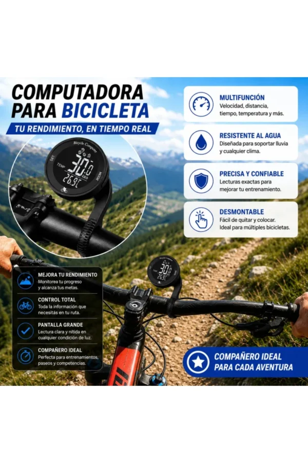 Ciclocomputadora O'clock OX198 - Negro