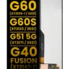 Módulo Moto G51 / G60S / G60 / G81 Negro Sin Marco
