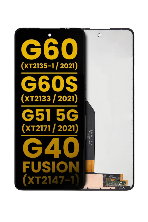 Módulo Moto G51 / G60S / G60 / G81 Negro Sin Marco