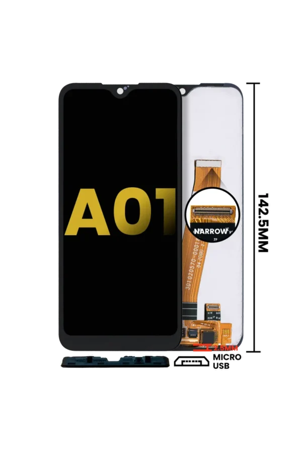 Módulo Samsung A01/A015 Flex Chico (narrow) Sin Marco