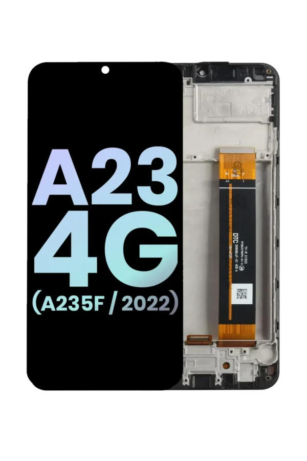 Módulo Samsung A23 A235F Negro Sin Marco