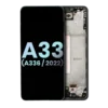 Módulo Samsung A33 5G A336 Negro OLED Con Marco