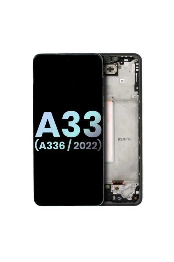 Módulo Samsung A33 5G A336 Negro OLED Con Marco