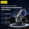 Intercomunicador para Casco AWEI VS-6 Bluetooth 5.4 - Negro