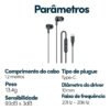 Auriculares In-Ear AWEI PC-25T Tipo C con Micrófono - Negro