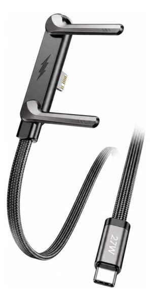 D_NQ_NP_2X_651626-MLA113438561650_072026-F.jpg Cable de Datos AWEI CM-12C Tipo C a Lightning 240W 1,5 m - Negro