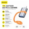 D_NQ_NP_2X_664412-MLA114773493091_072026-F.jpg Adaptador AWEI A18L USB-A a Lightning - Gris