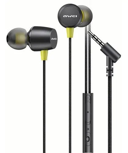 Auriculares In-Ear AWEI L5 Jack 3,5 mm con Micrófono - Negro