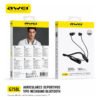 Auriculares Deportivos AWEI G75BL Inalámbricos de Banda - Negro