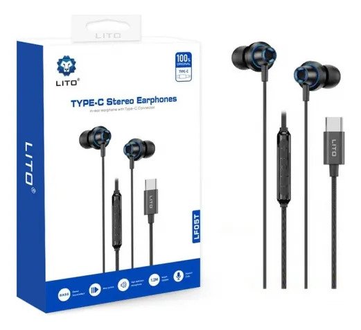Auriculares In-Ear AWEI PC-25T Tipo C con Micrófono - Negro
