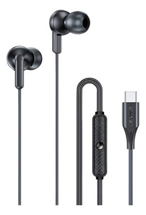Auriculares In-Ear AWEI PC-25T Tipo C con Micrófono - Negro