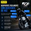 Intercomunicador para Casco AWEI VS-6 Bluetooth 5.4 - Negro