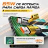 D_NQ_NP_2X_841400-MLA114536376413_072026-F.jpg Cable de Datos AWEI CL-2026 4 en 1 Tipo C / USB-A / Lightning 1 m - Negro