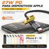 D_NQ_NP_2X_853103-MLA113292861550_072026-F.jpg Cable de Datos AWEI CL-2026 4 en 1 Tipo C / USB-A / Lightning 1 m - Negro