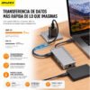 D_NQ_NP_2X_890468-MLA113672603240_072026-F.jpg Hub USB-C AWEI HUB-3 9 en 1 HDMI 4K / USB 3.0 / RJ45