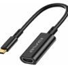 Cable Adaptador AWEI CL-217T Tipo C a HDMI 4K 20 cm - Negro