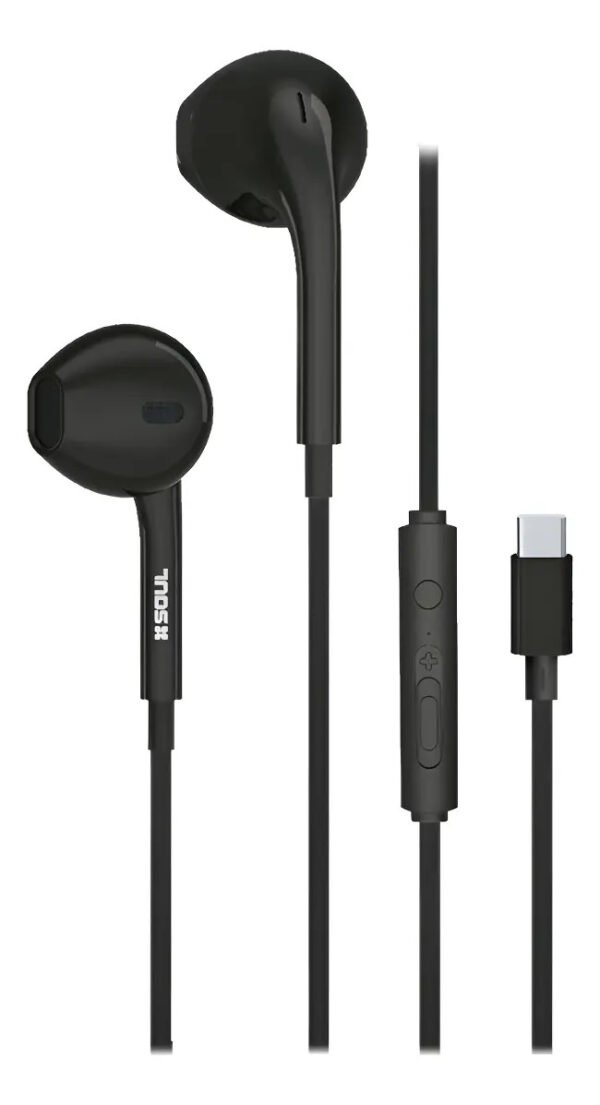 Auriculares In-Ear AWEI PC-25T Tipo C con Micrófono - Negro
