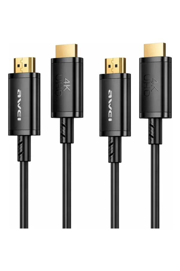 Cable HDMI AWEI CL-214 4K 60Hz 1,8 m Punta Oro - Negro