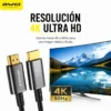 Cable HDMI AWEI CL-214 4K 60Hz 1,8 m Punta Oro - Negro