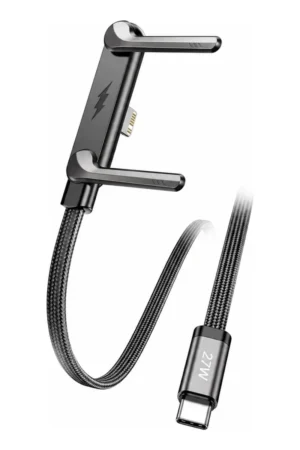 Cable de Datos AWEI CM-12C Tipo C a Lightning 240W 1,5 m - Negro