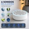 Parlante Portátil O'clock Night Light White Noise Sleep Device - Blanco