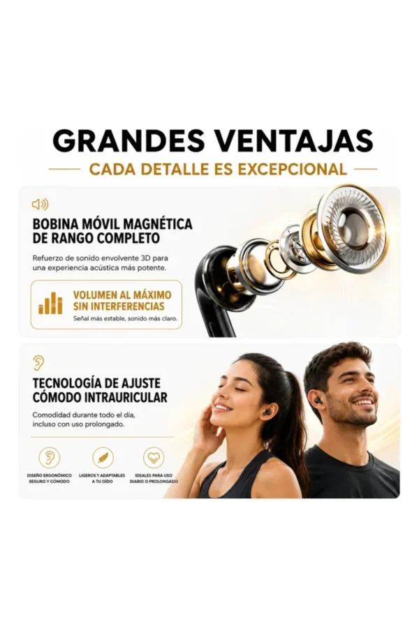 Auriculares In-Ear O'clock G08