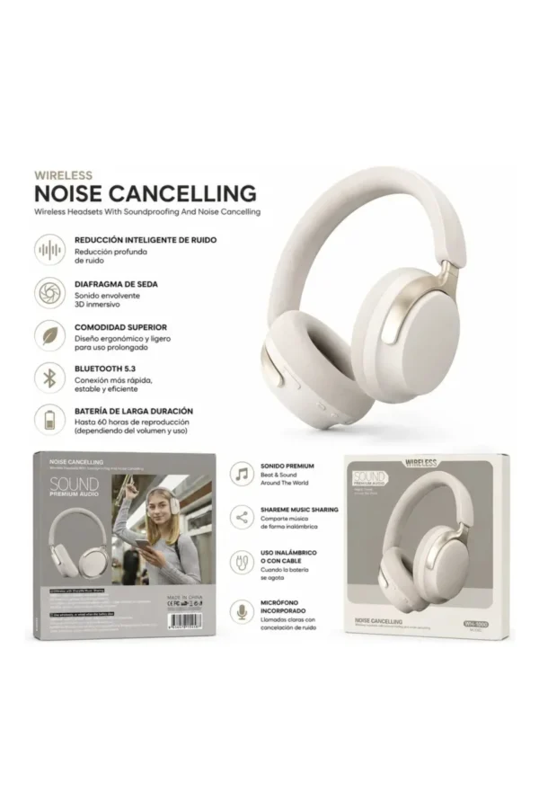 Auriculares Vincha O'clock WH1000